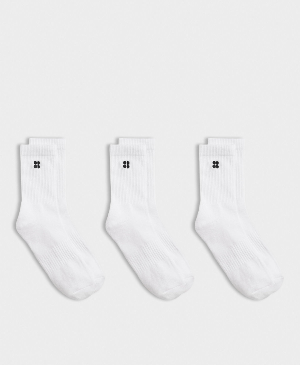 Essentials Crew Socks 3 Pack - White