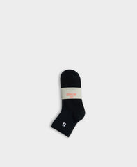Essentials Mini Crew Socks 3 Pack - Black