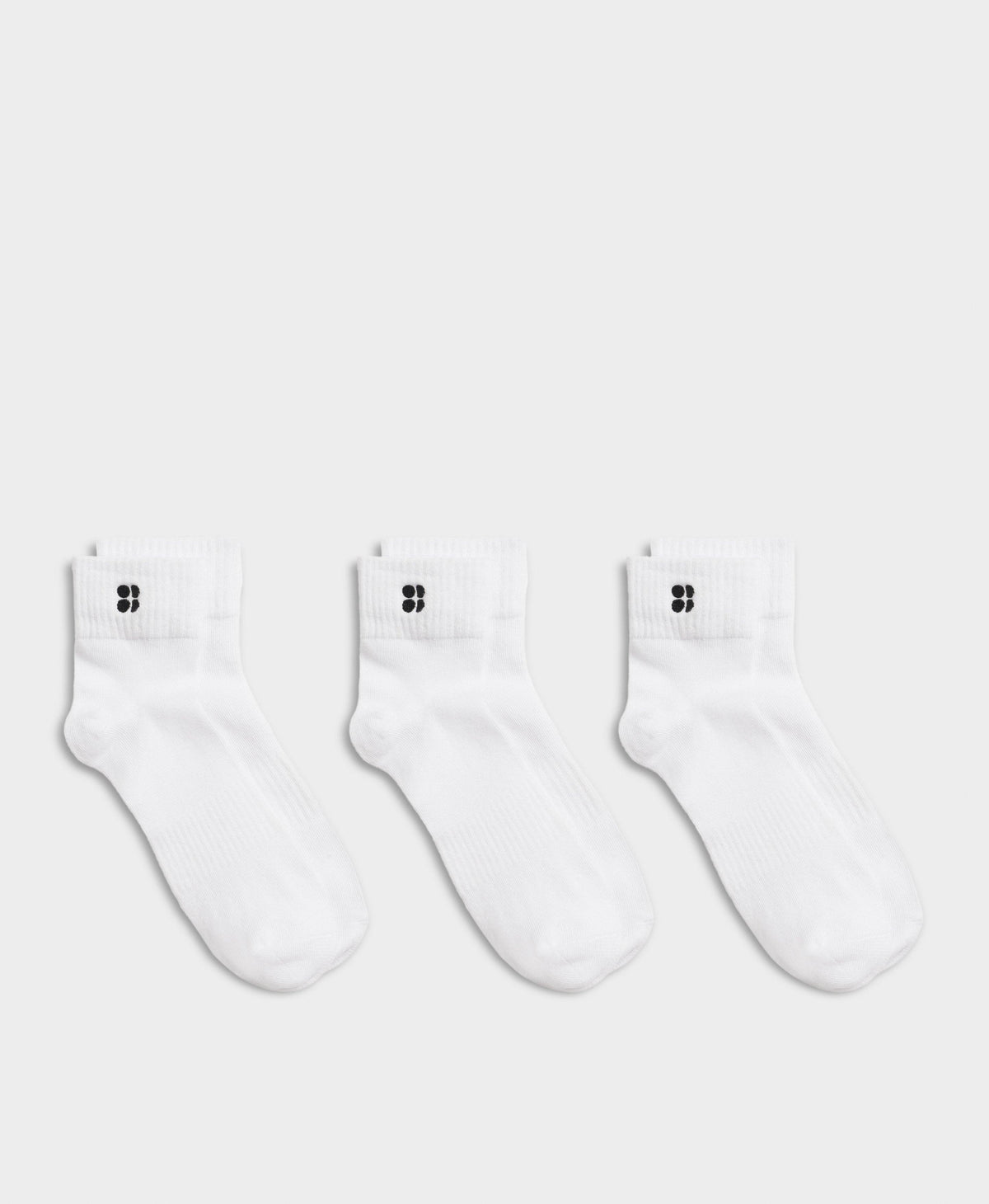 Essentials Mini Crew Socks 3 Pack - White