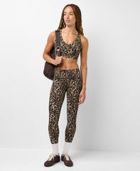 Power Pulse Sports Bra - Brown Ink Leopard Print