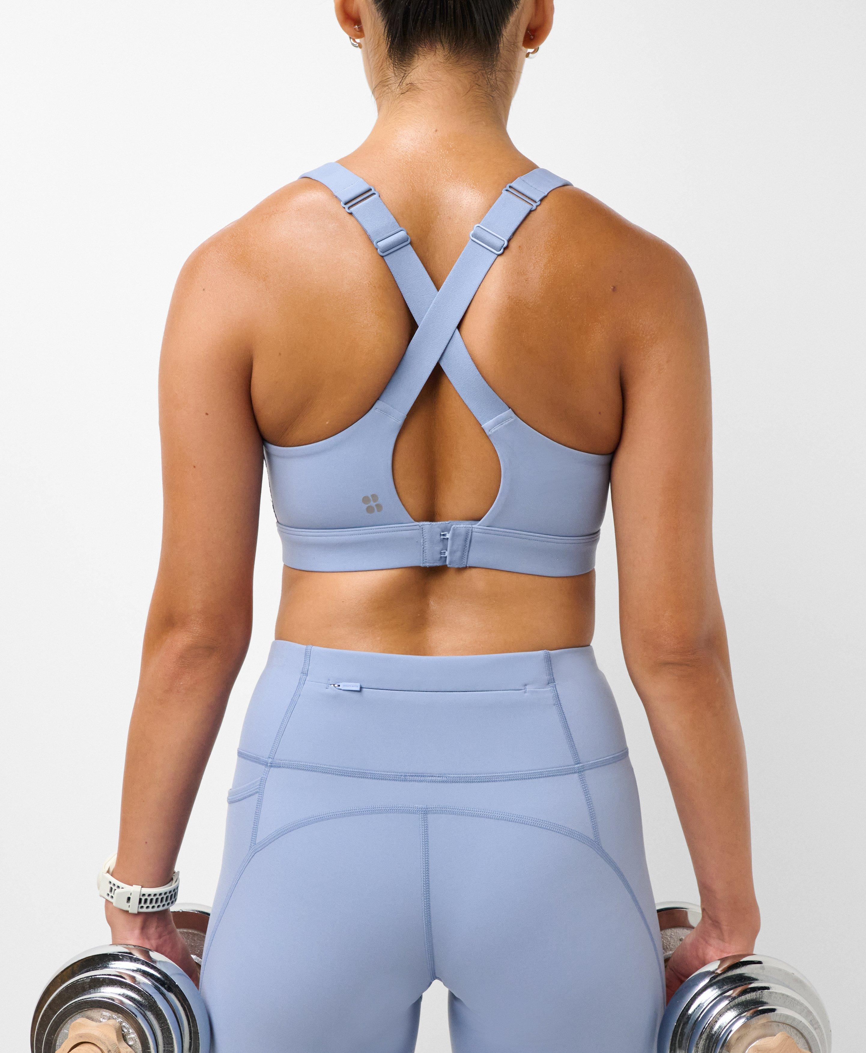 Power Pulse Sports Bra - Faded Blue