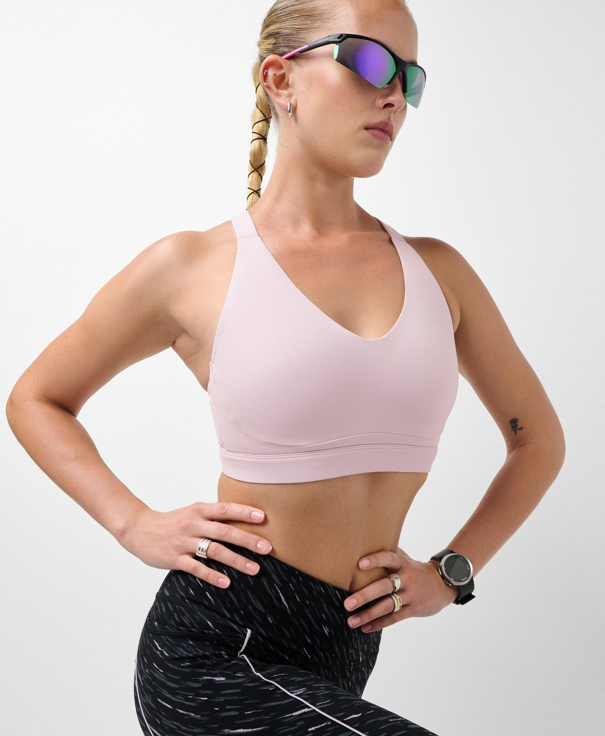 Power Pulse Sports Bra - Mauve Purple