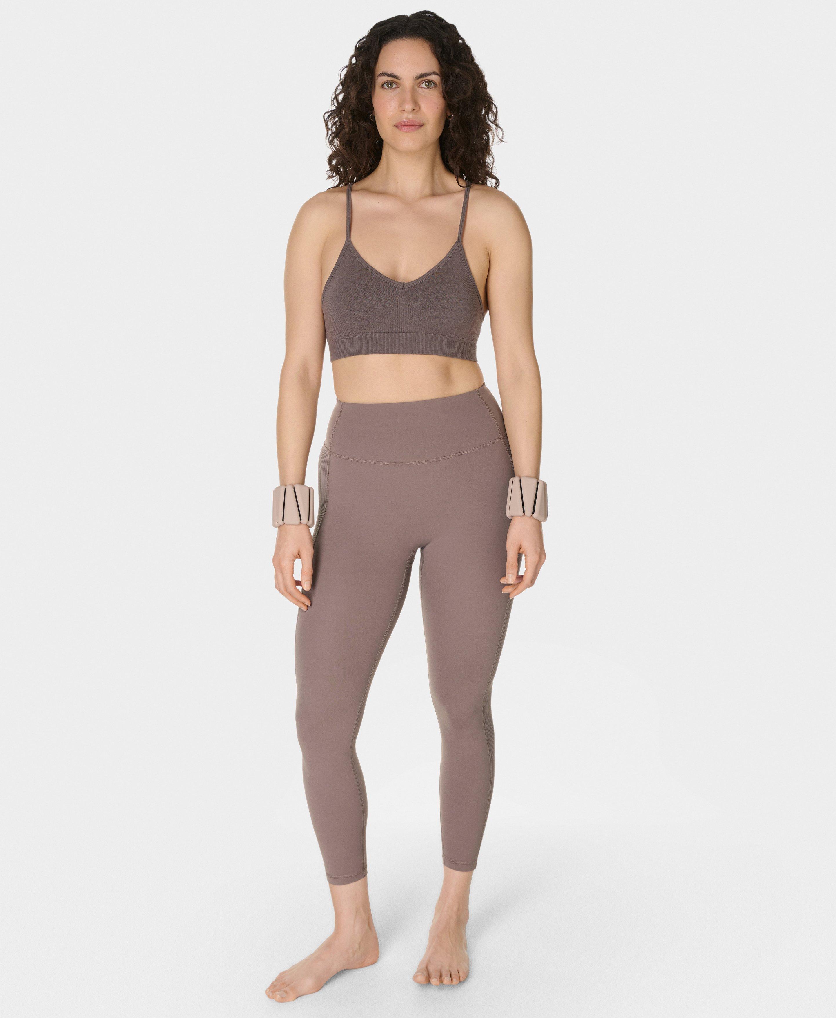 Soft Ribbed Bra - Taupe Brown