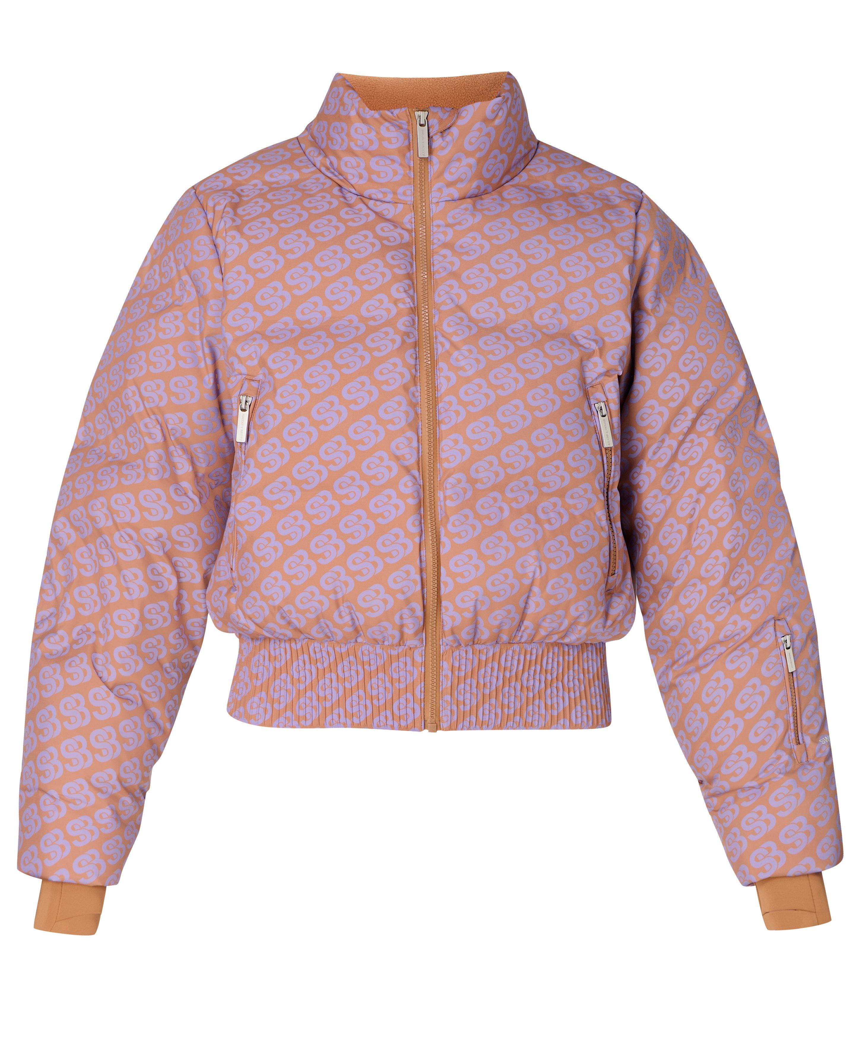Cropped Waterproof Ski Jacket - Brown Sb Print
