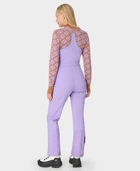 Power Sculpting Bib Overalls - Amethyst Purple