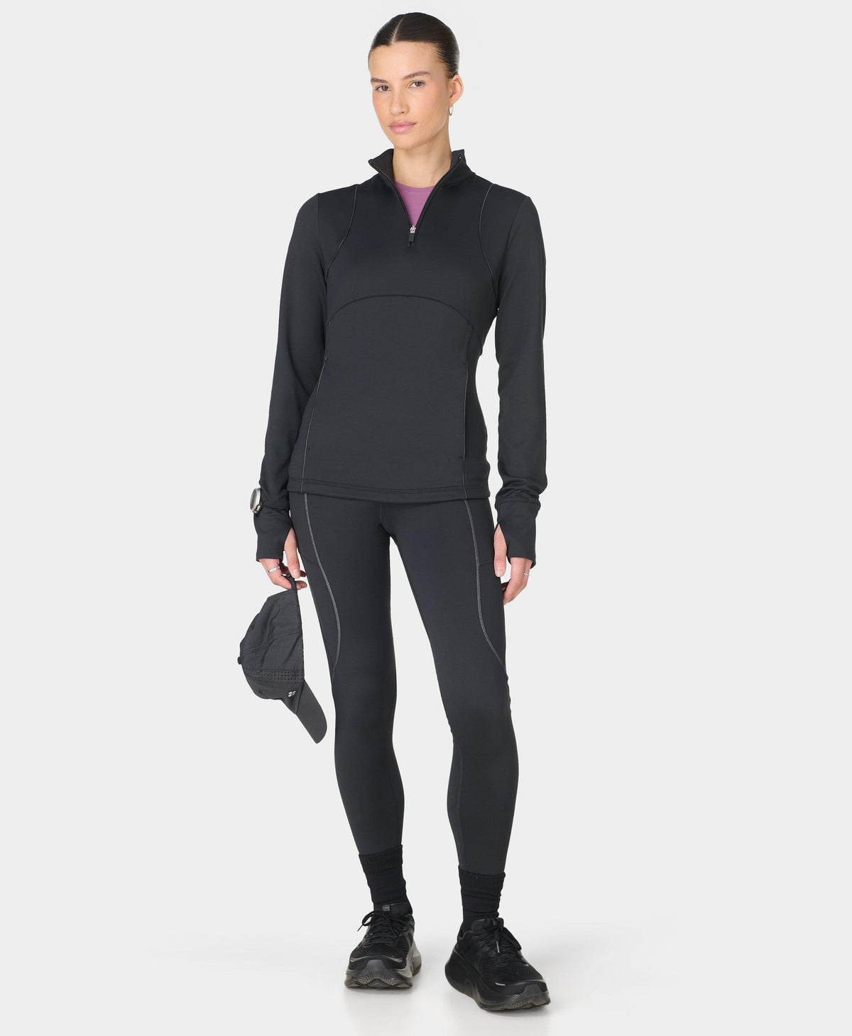 Therma Half Zip Midlayer - Black