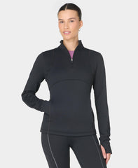 Therma Half Zip Midlayer - Black