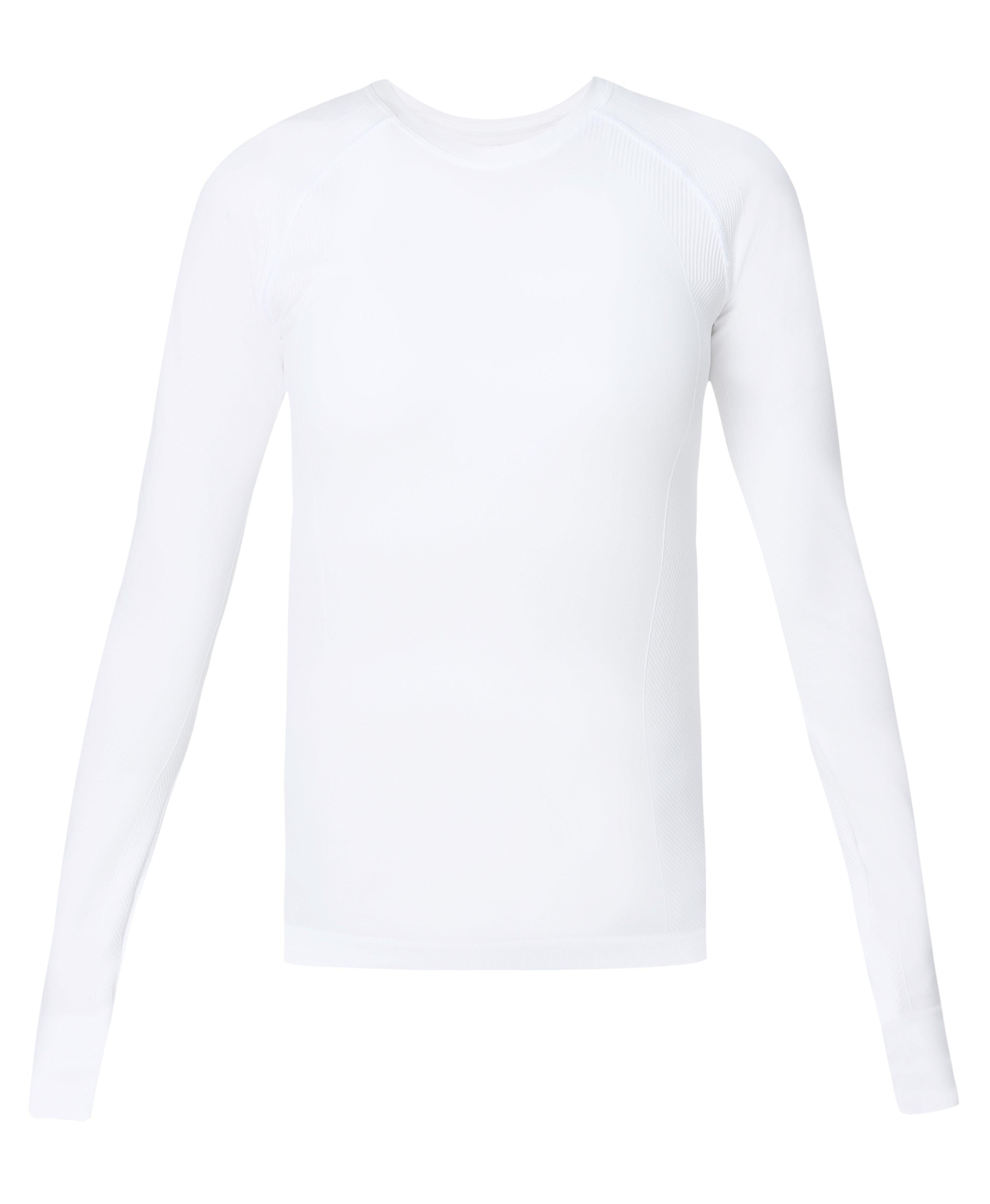 Athlete Seamless Workout Long Sleeve Top - White
