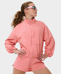 Workout Shell Jacket - Melrose Pink