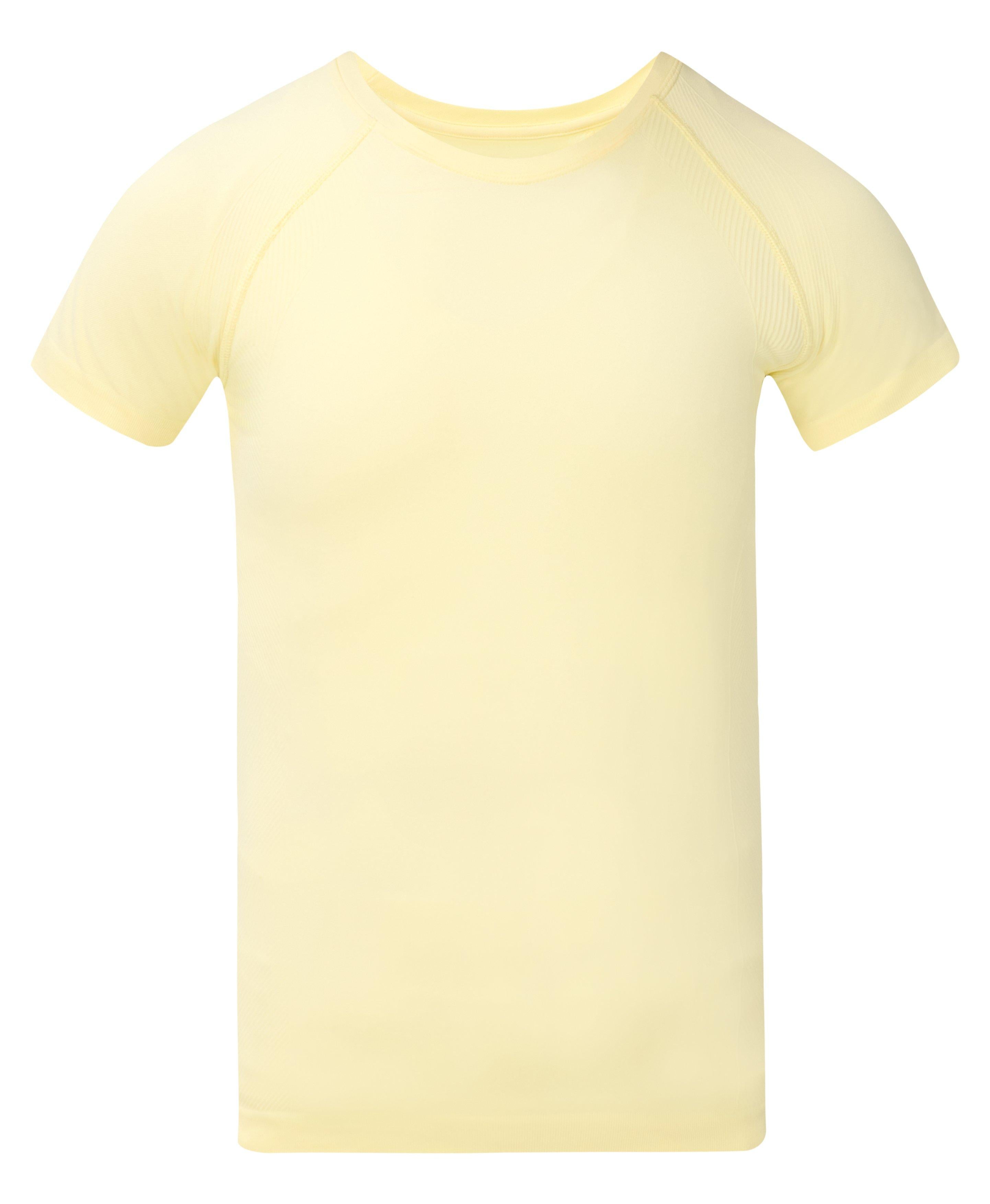 Athlete Seamless Workout Tee - Butterscotch Yellow