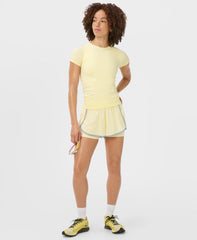 Athlete Seamless Workout Tee - Butterscotch Yellow