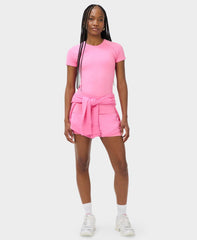 Athlete Seamless Workout Tee - Guava Pink