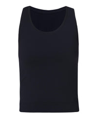 Athlete Crop Seamless Workout Tank - Black