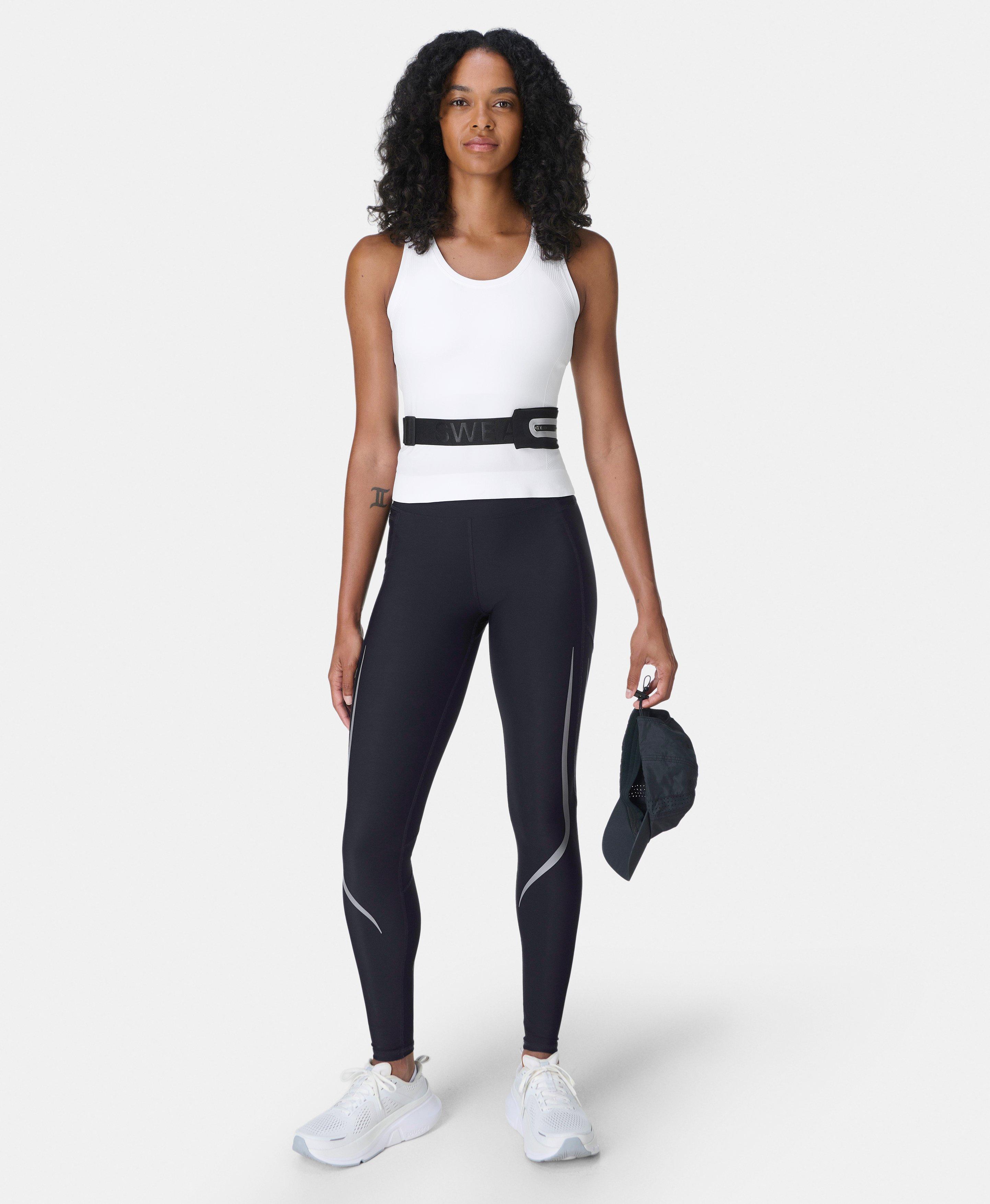Athlete Crop Seamless Workout Tank - White