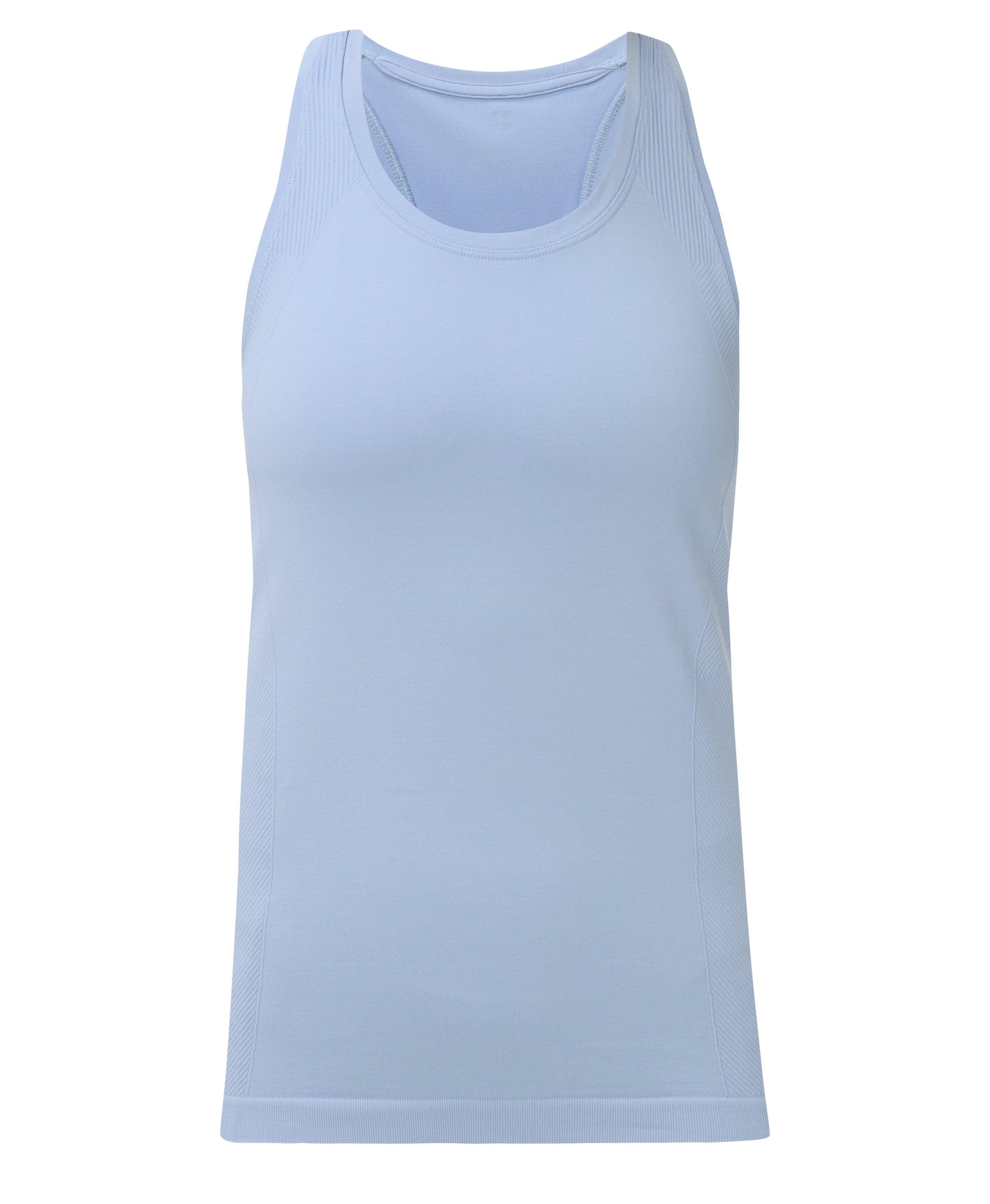 Athlete Seamless Workout Tank - Laguna Blue