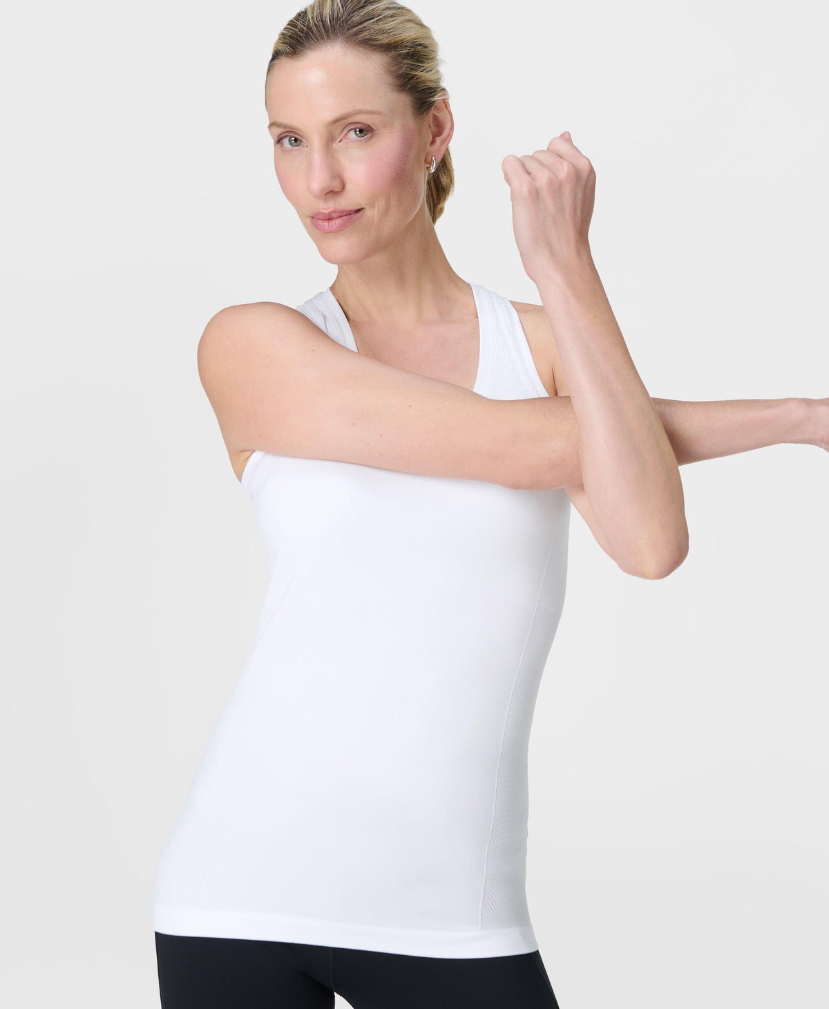 Athlete Seamless Workout Tank - White