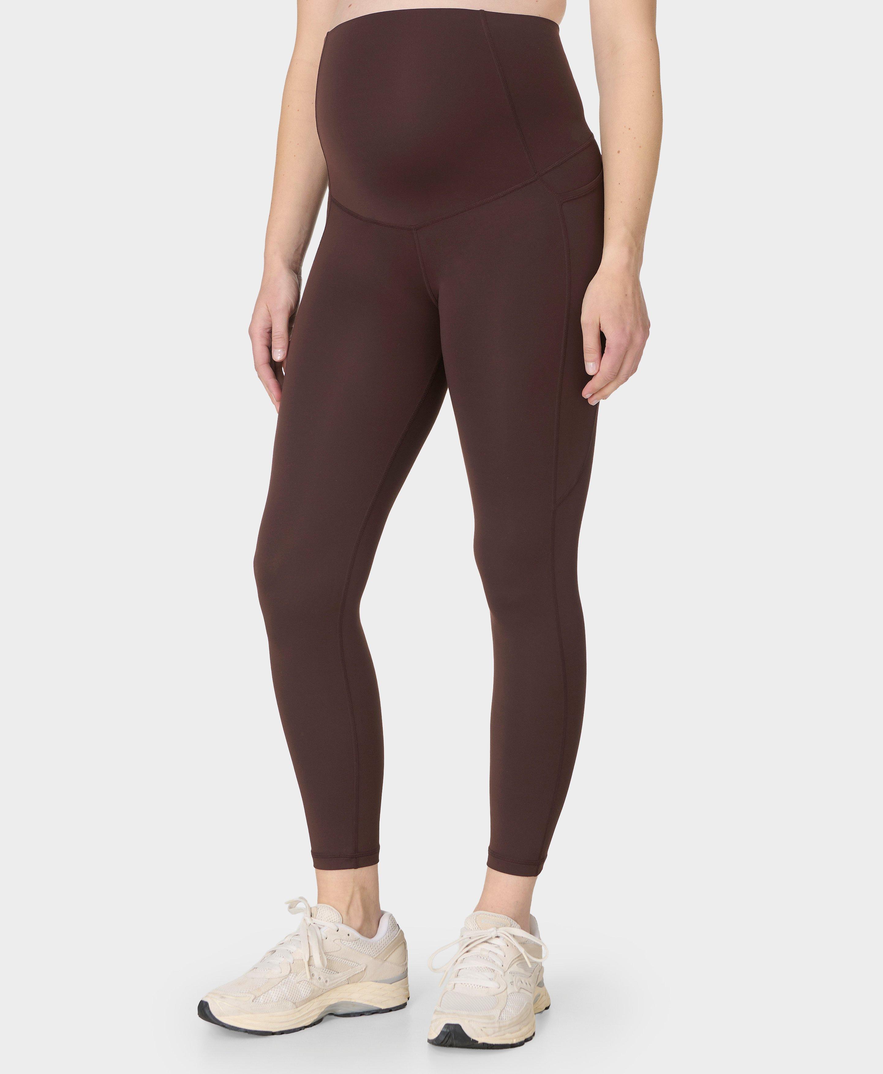 All Day 7/8 Maternity Leggings - Sable Brown - 7/8 Length