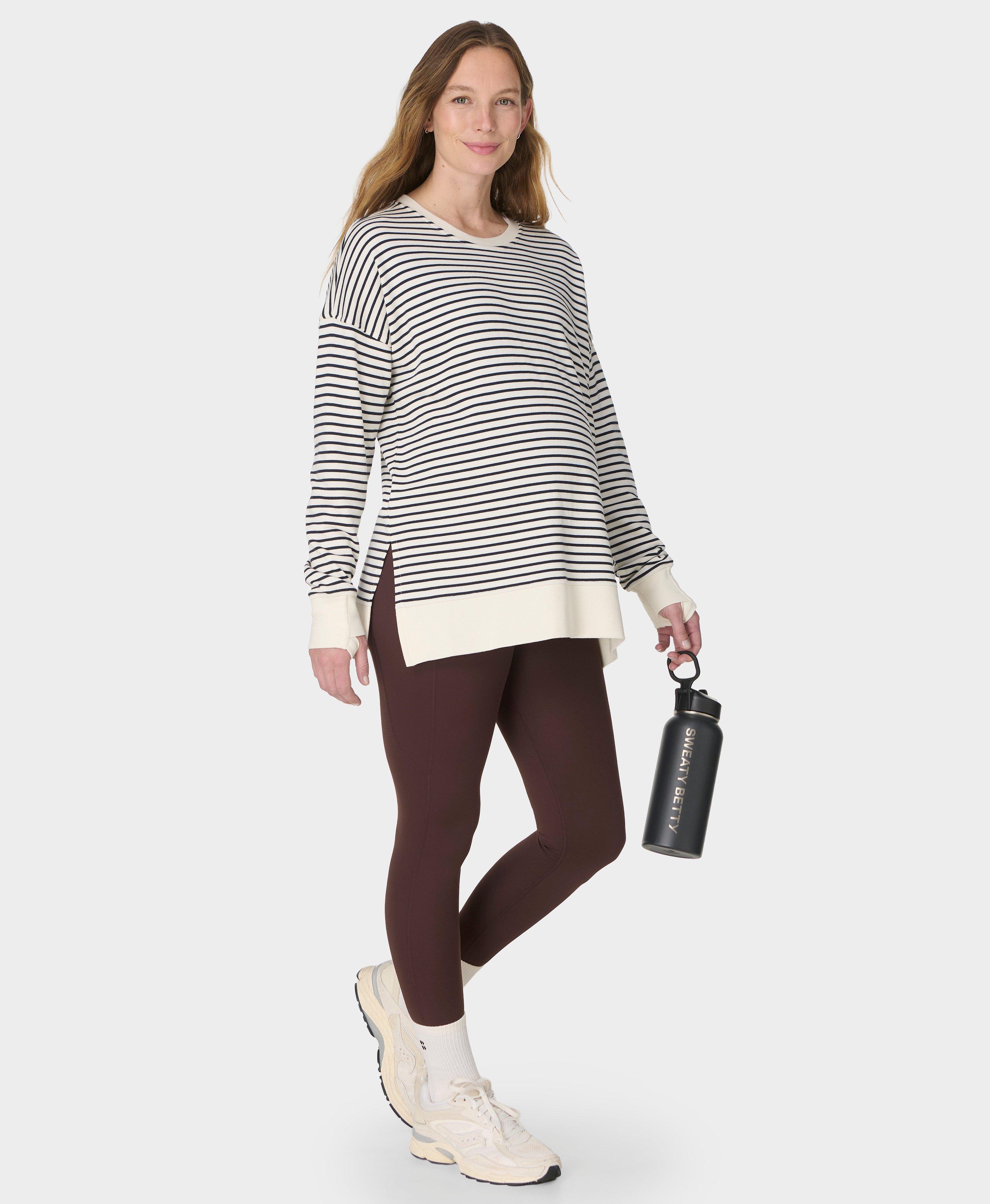All Day Maternity Leggings - Sable Brown - Full Length