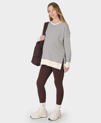 All Day Maternity Leggings - Sable Brown - Full Length
