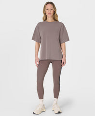 Sand Wash CloudWeight Tee - Taupe Brown