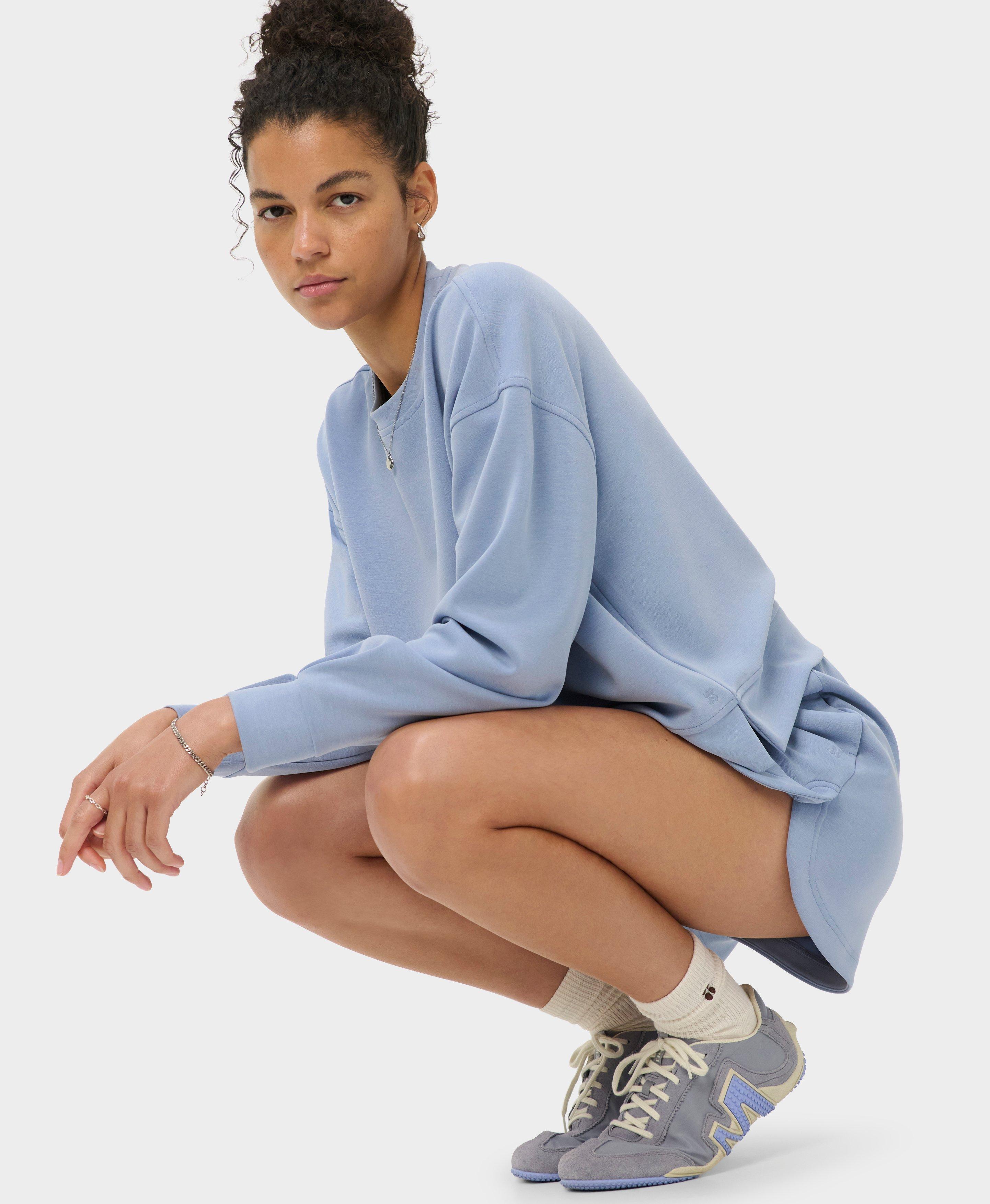 Sand Wash CloudWeight Sweatshirt - Laguna Blue