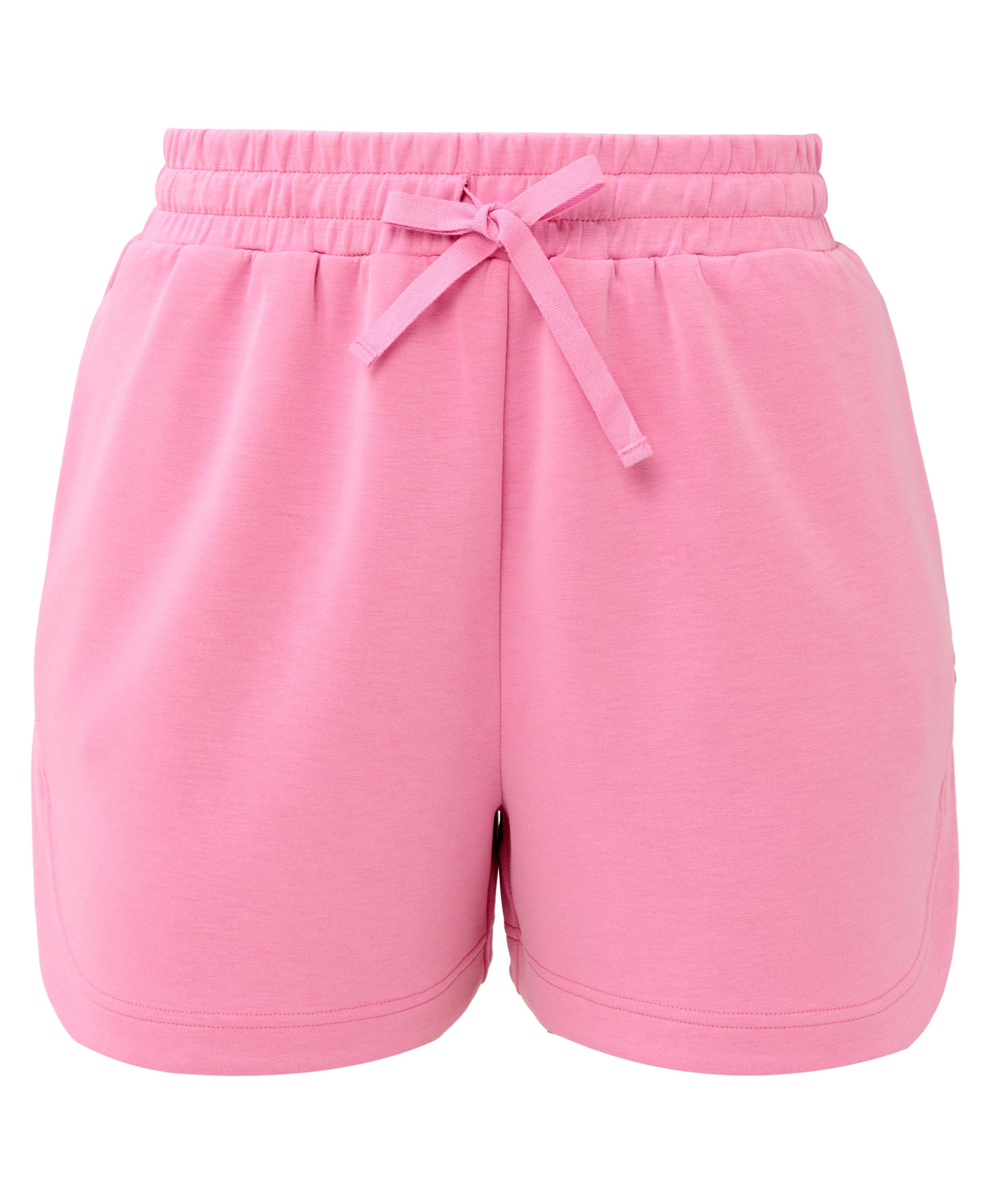 Sand Wash CloudWeight High-Waisted Shorts - Guava Pink - 3.5" Inseam