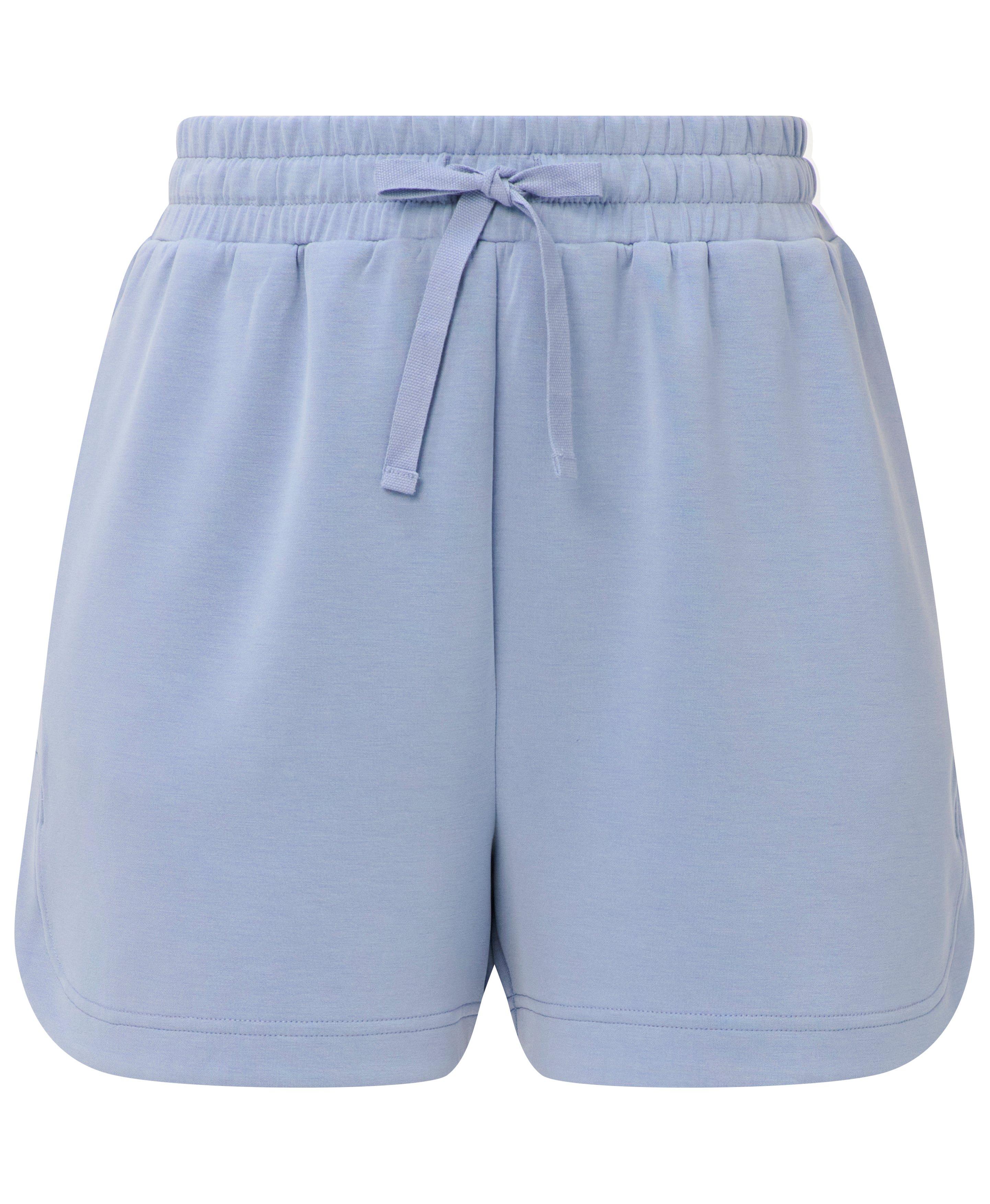 Sand Wash CloudWeight High-Waisted Shorts - Laguna Blue - 3.5" Inseam