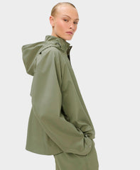 Motion Waterproof Cropped Jacket - Bracken Green