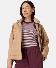 Motion Waterproof Cropped Jacket - Golden Beige