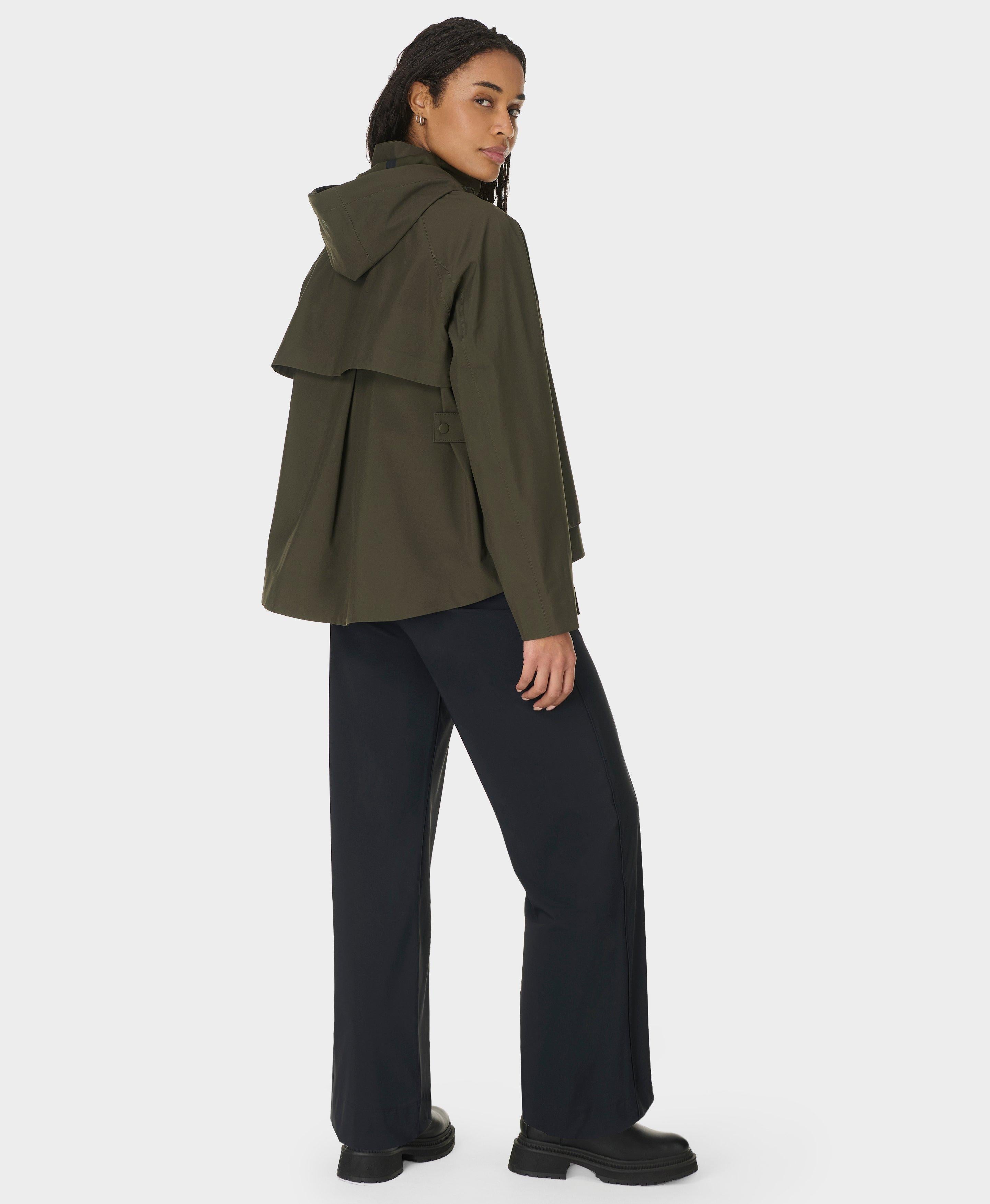 Motion Waterproof Cropped Jacket - Nori Green