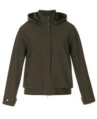 Motion Waterproof Cropped Jacket - Nori Green