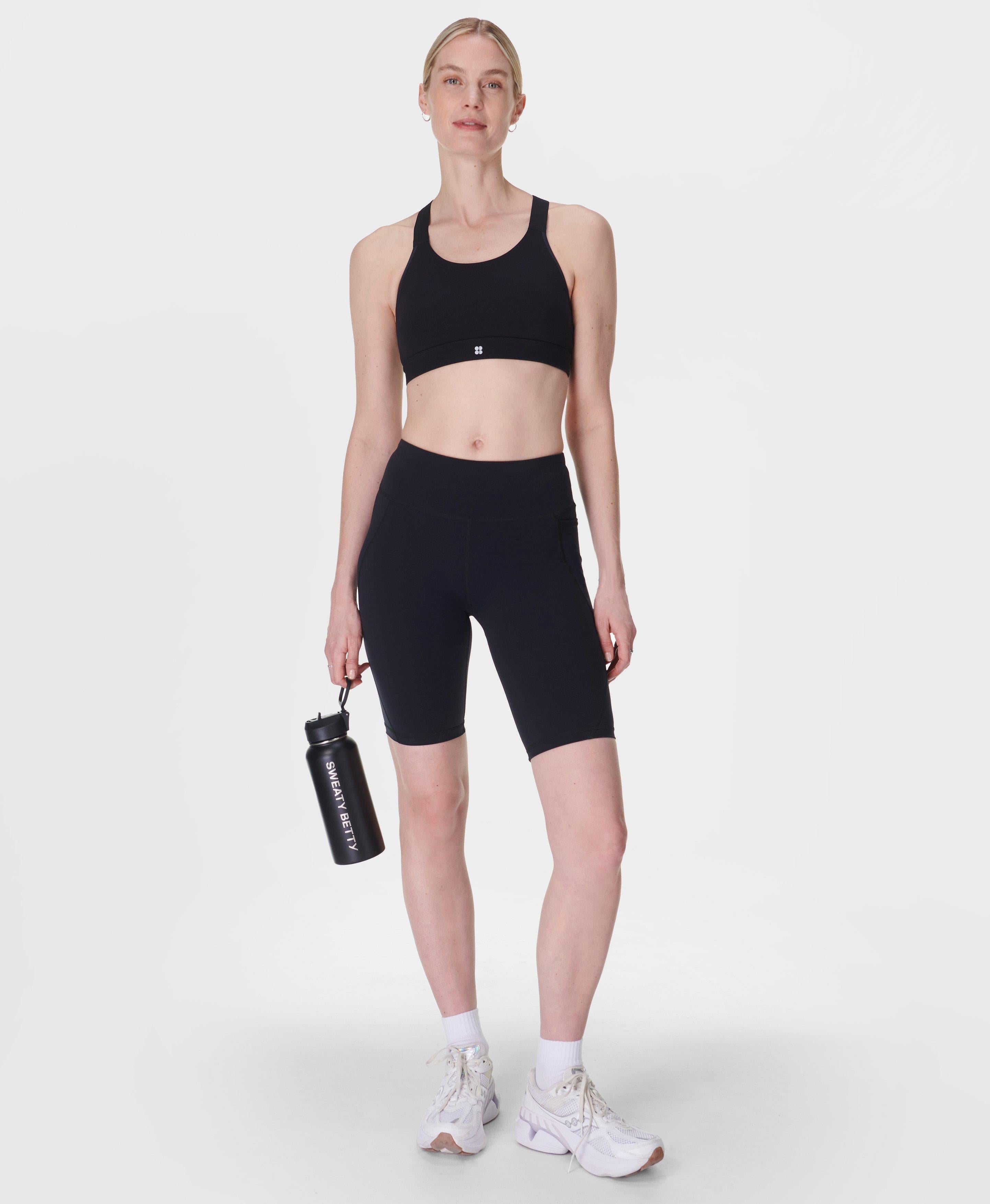 Power Medium Support Seamless Bust Bra - Black