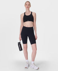 Power Medium Support Seamless Bust Bra - Black