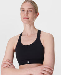 Power Medium Support Seamless Bust Bra - Black