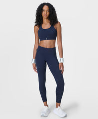 Power Medium Support Seamless Bust Bra - Navy Blue