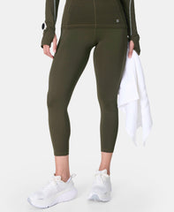 Winter Power 7/8 Leggings - Nori Green - 7/8 Length