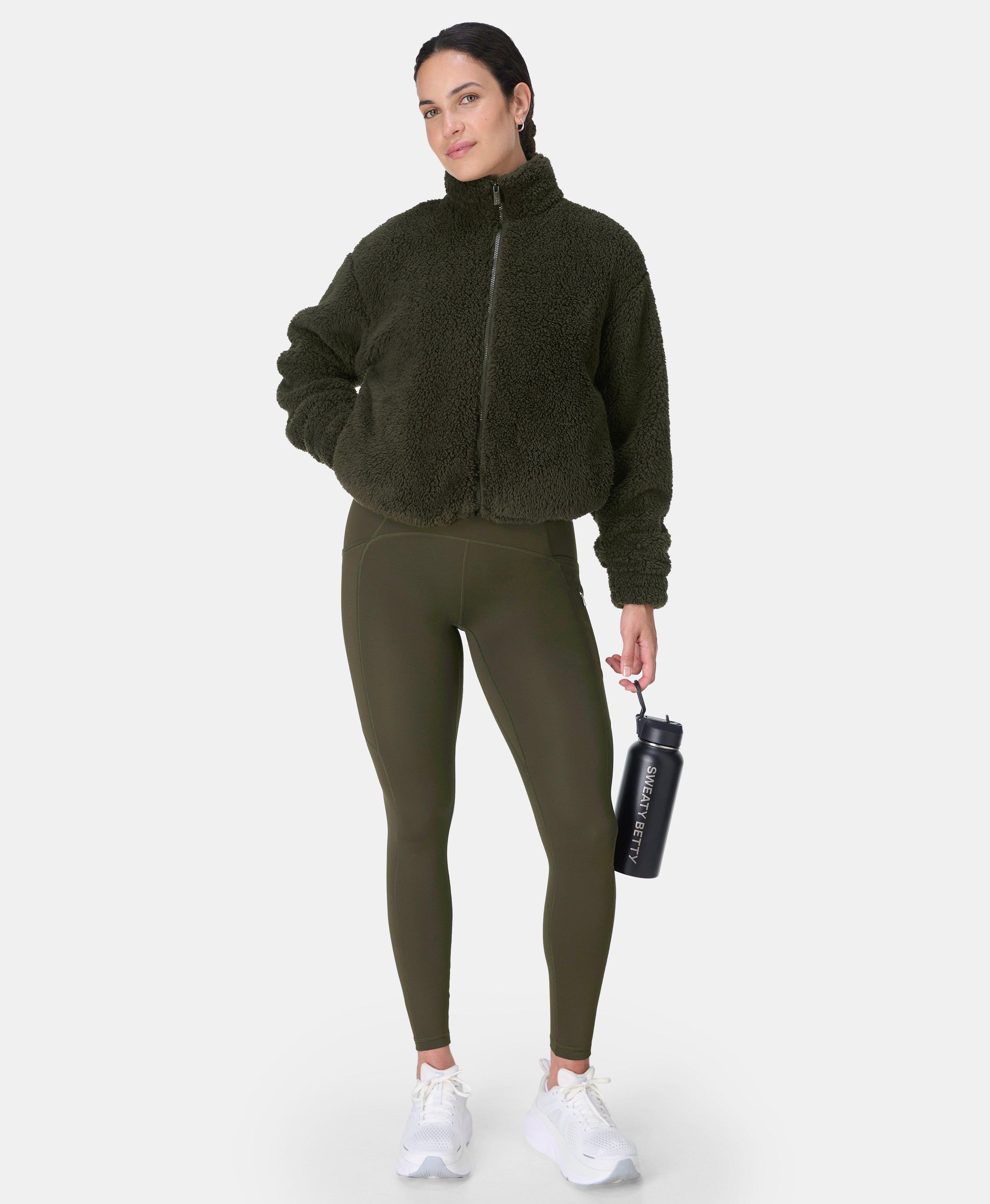 Winter Power Leggings - Nori Green - Full Length