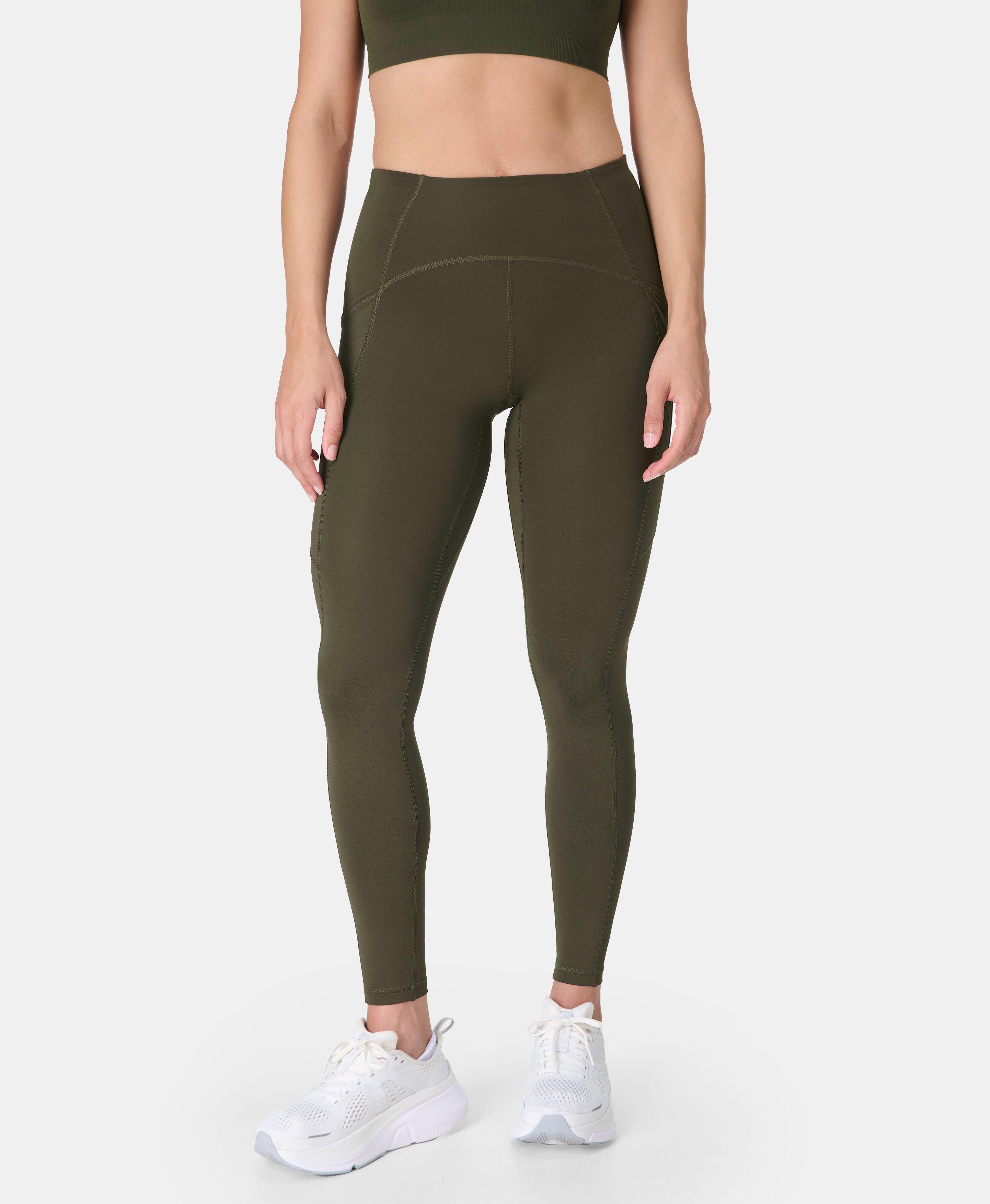Winter Power Leggings - Nori Green - Full Length