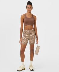 Stamina Seamless Sports Bra - Chestnut Brown