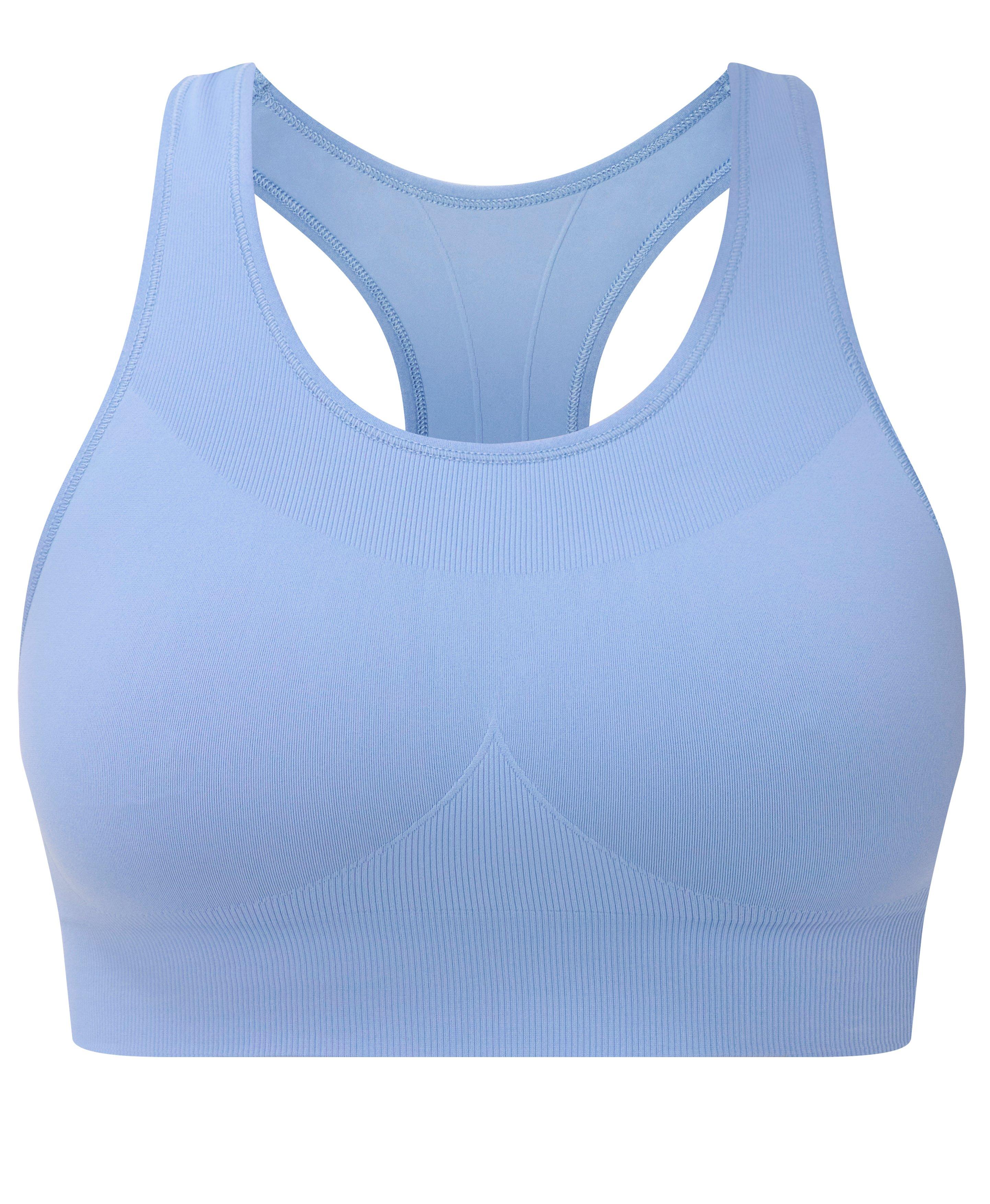 Stamina Seamless Sports Bra - Faded Blue