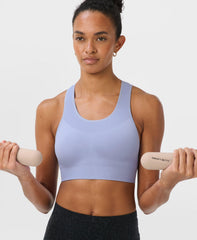 Stamina Seamless Sports Bra - Laguna Blue