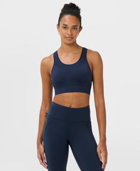 Stamina Seamless Sports Bra - Navy Blue