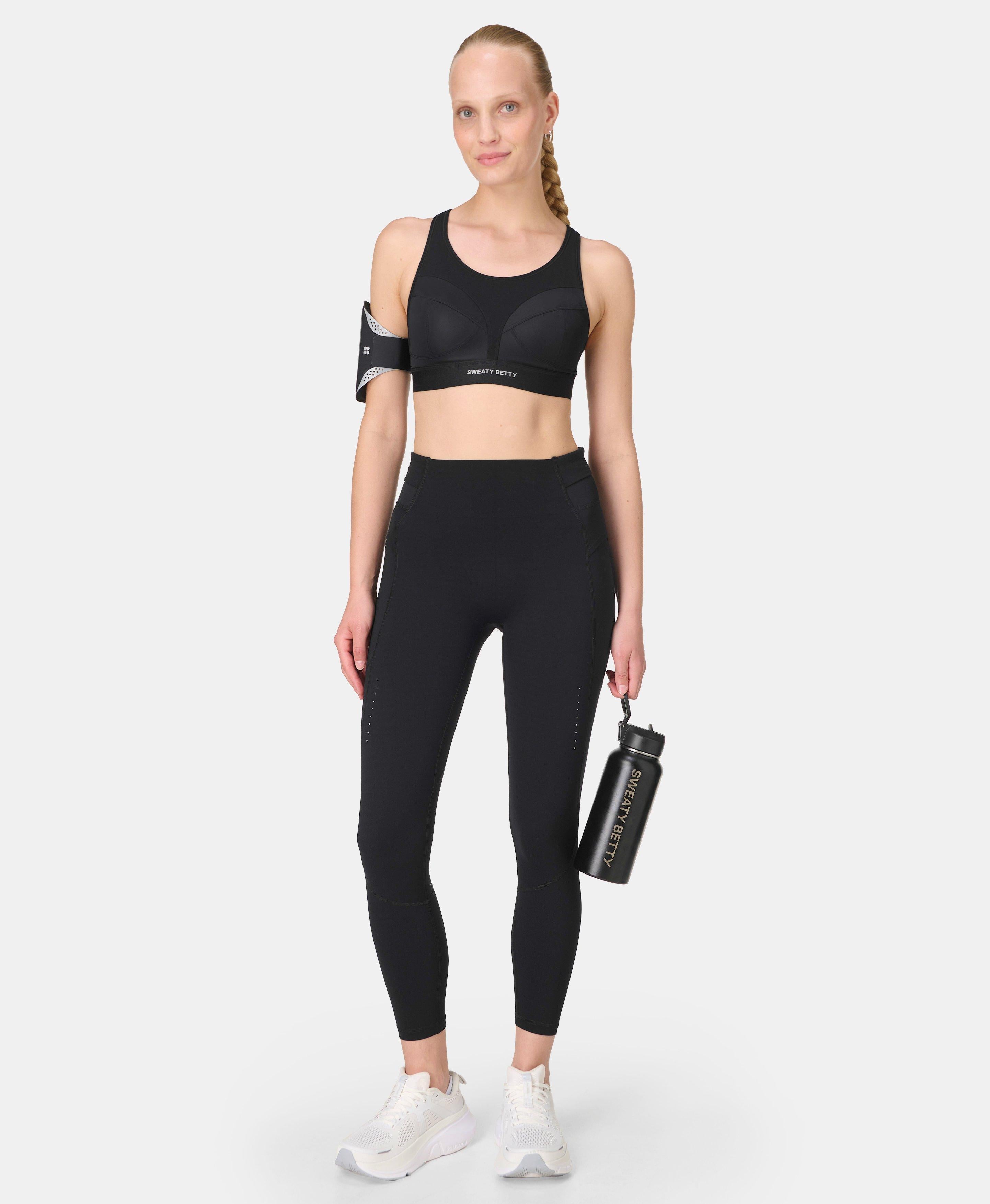 Runner's High Power 7/8 Leggings - Black - 7/8 Length