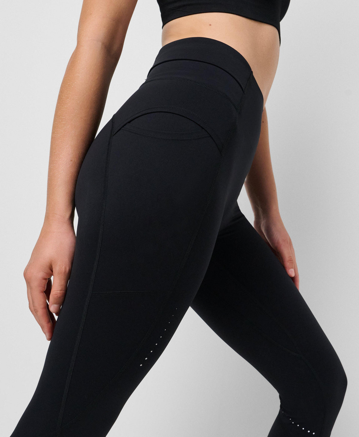 Runner's High Power Leggings - Black - Full Length