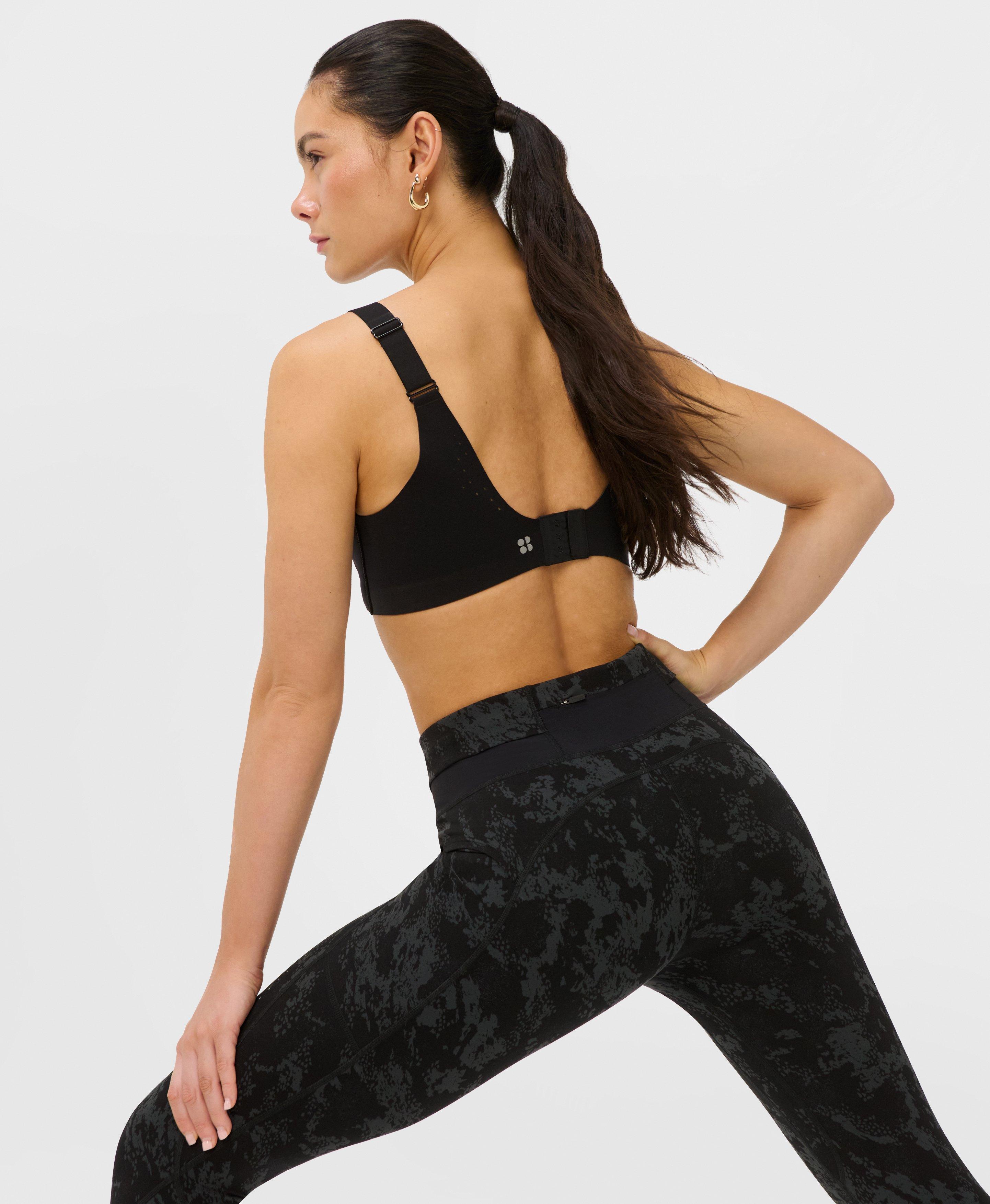 Runner's High Power 7/8 Leggings - Black Cliff Face Print - 7/8 Length