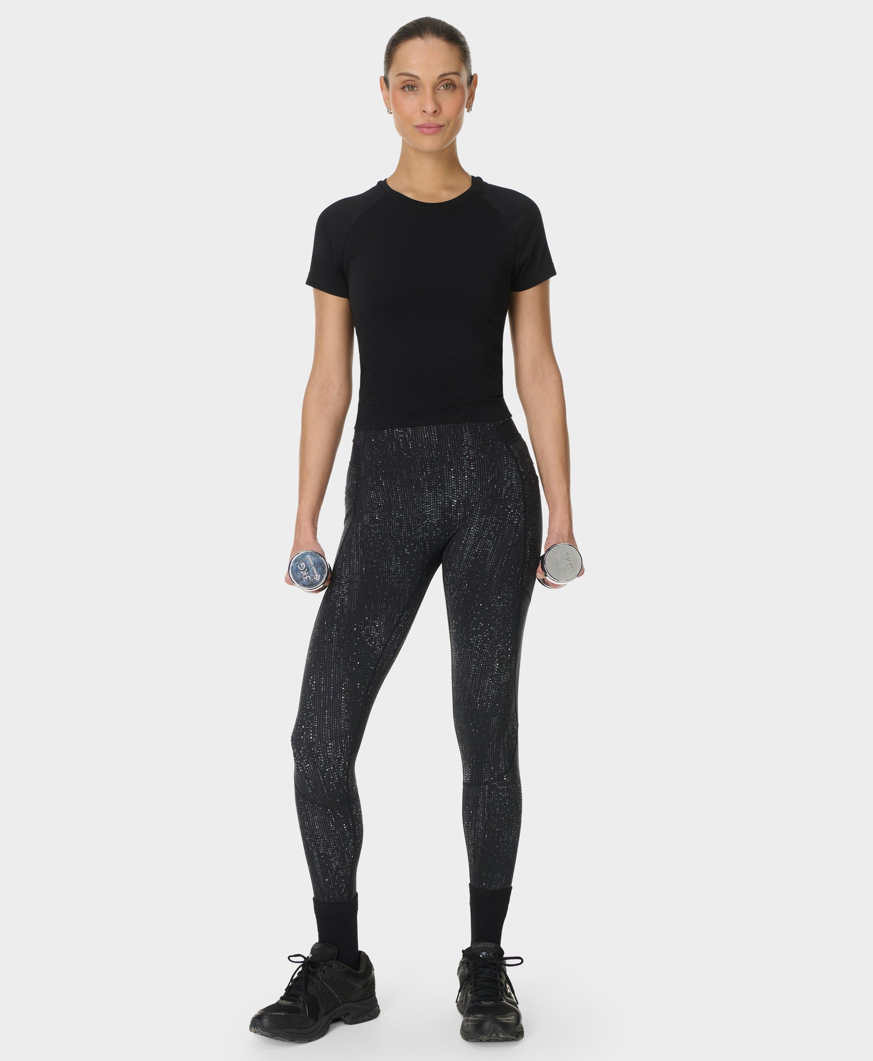 Runner's High Power 7/8 Leggings - Black - 7/8 Length