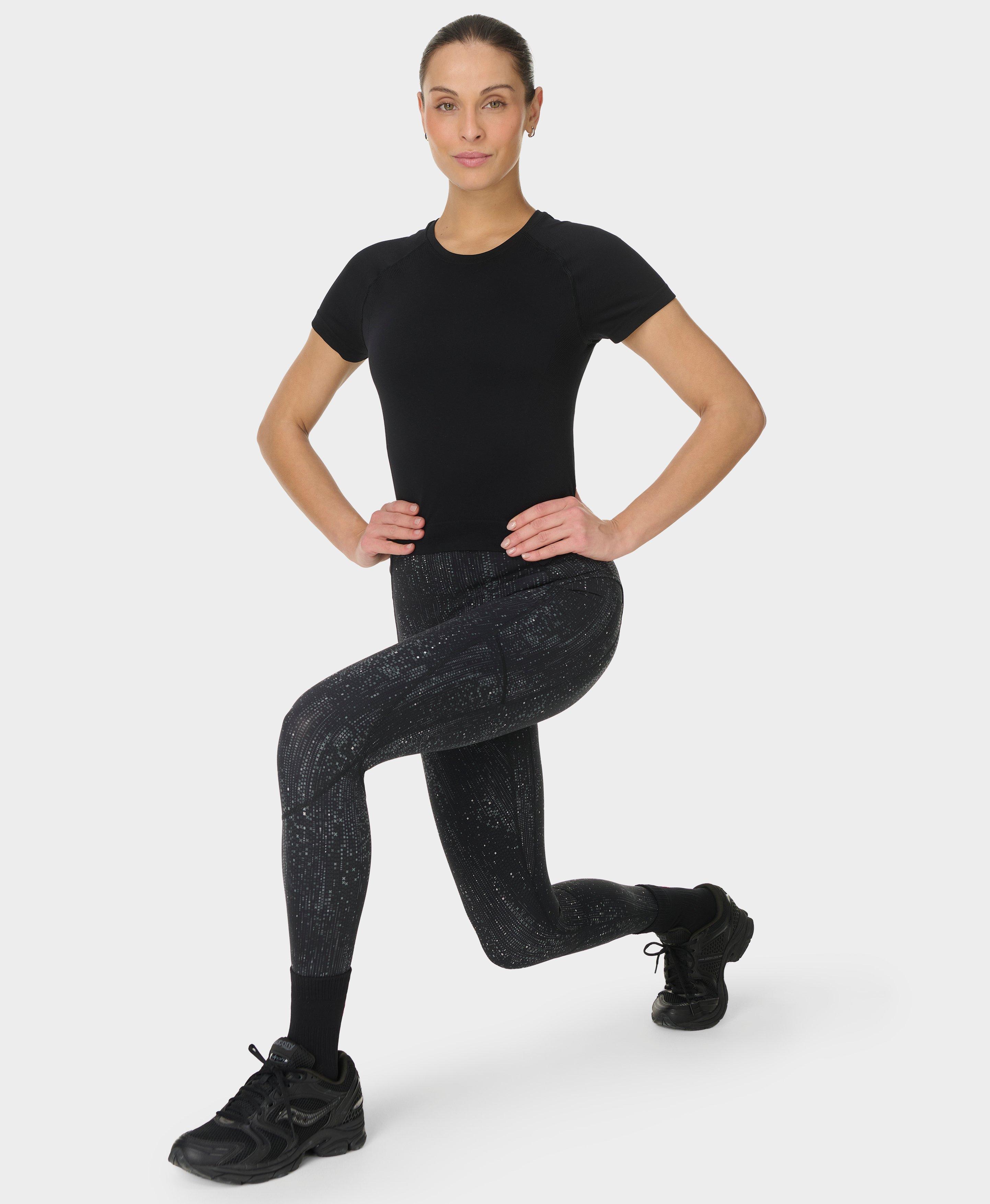 Runner's High Power 7/8 Leggings - Black - 7/8 Length