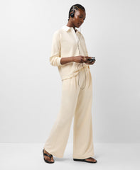 Revive Track Pants - Ecru Beige