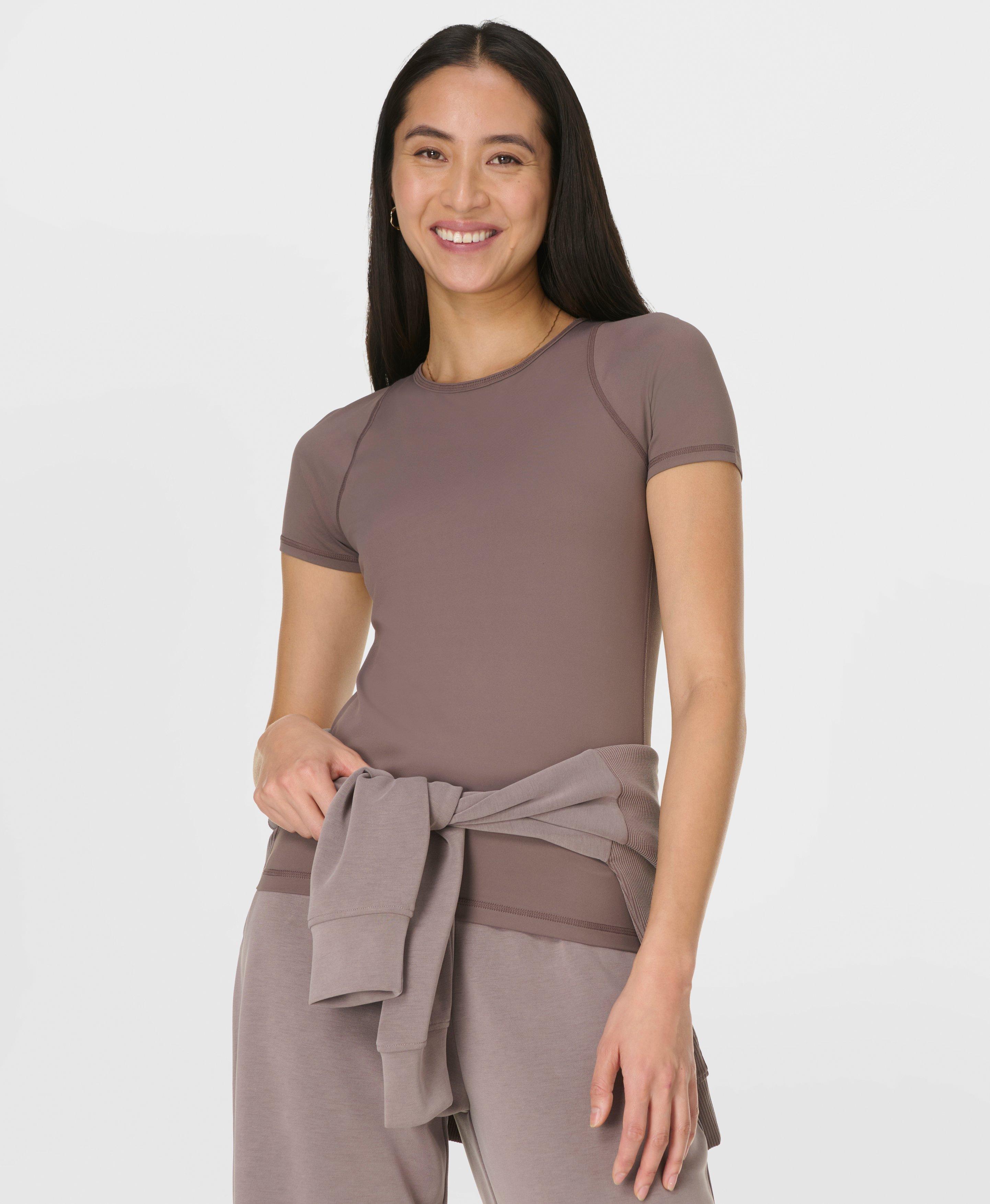 All Day Tee - Taupe Brown