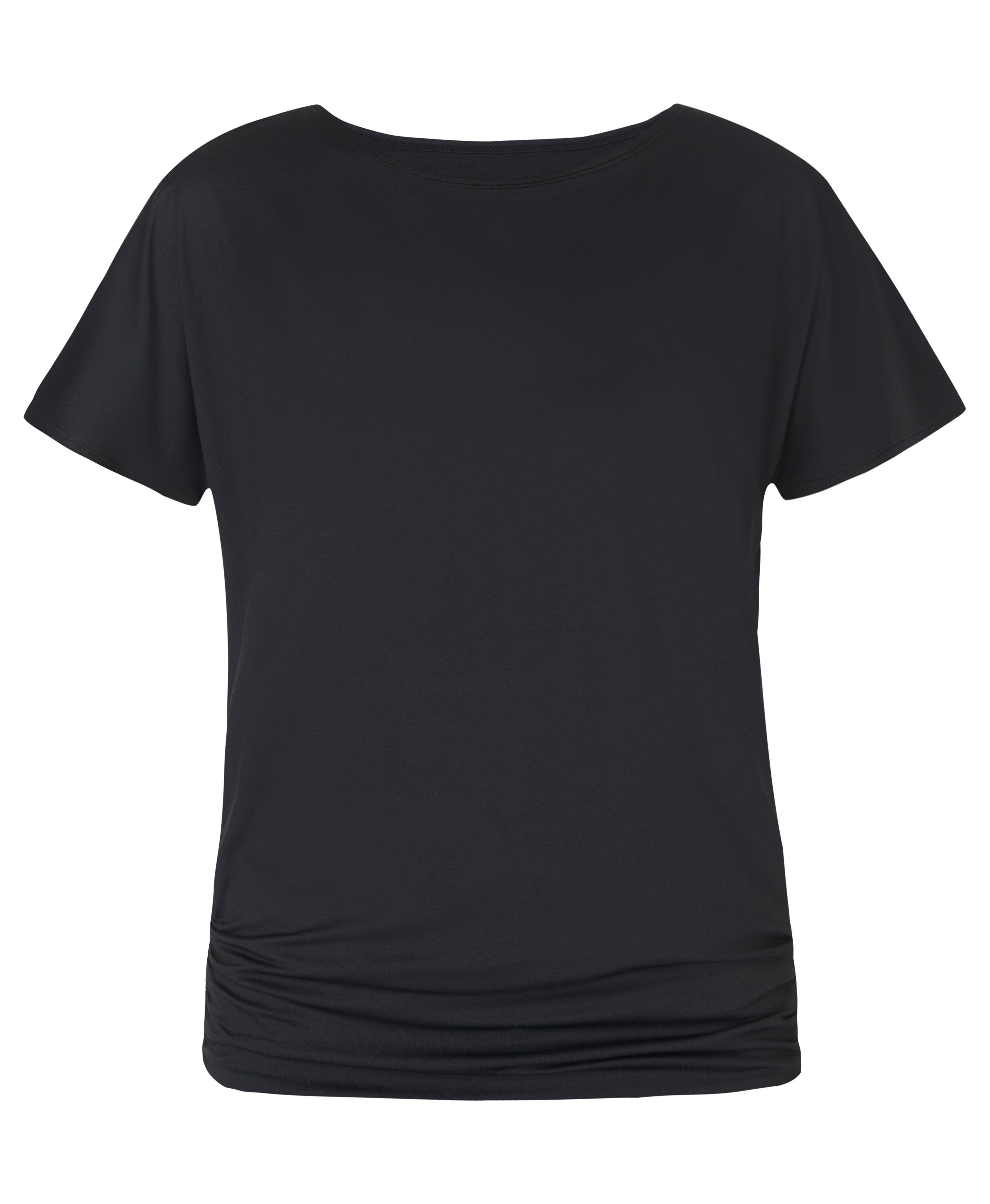 Unwind Cooling Yoga Tee - Black